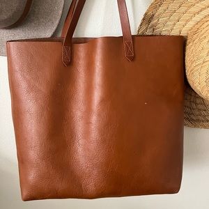 Madewell large leather tote